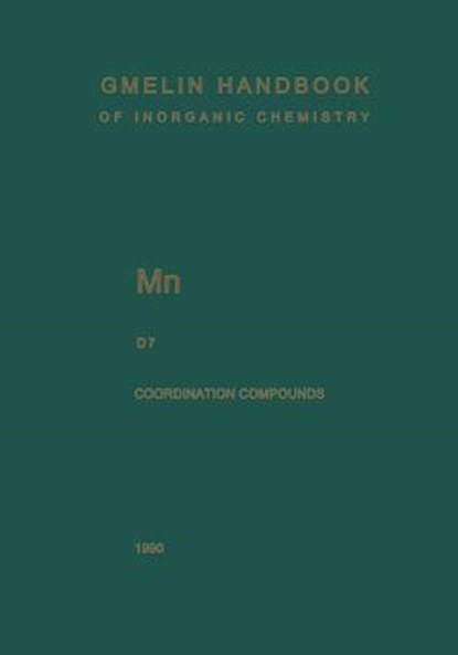 MN Manganese, BOUCHER,  L. J. - Paperback - 9783662075081