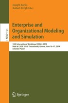 Enterprise and Organizational Modeling and Simulation | Joseph Barjis ; Robert Pergl | 