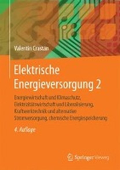 Elektrische Energieversorgung 2, CRASTAN,  Valentin - Gebonden - 9783662489642