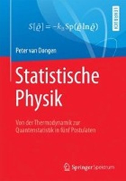 Statistische Physik, Peter van Dongen - Paperback - 9783662554999