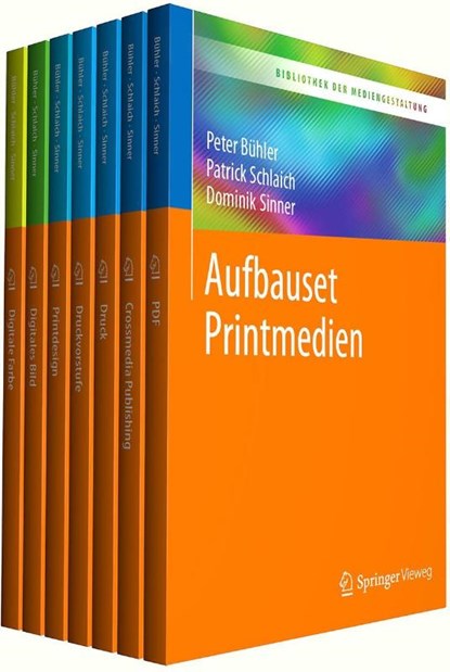 Bibliothek der Mediengestaltung - Aufbauset Printmedien, Peter Buhler ; Patrick Schlaich ; Dominik Sinner ; Andrea Stauss - Paperback - 9783662593288