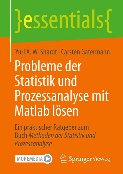 Probleme der Statistik und Prozessanalyse mit Matlab lösen, Carsten Gatermann ;  Yuri A. W. Shardt - Paperback - 9783662675359