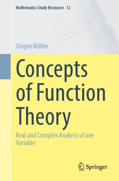 Concepts of Function Theory, Jurgen Muller - Paperback - 9783662691144