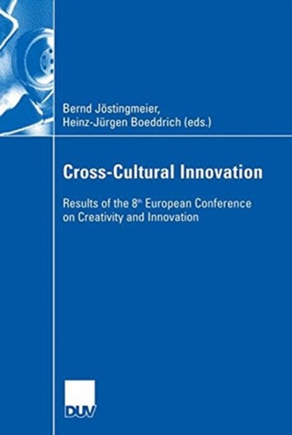 Cross-Cultural Innovation, Bernd Jostingmeier ; Heinz-Jurgen Boeddrich - Paperback - 9783663056287