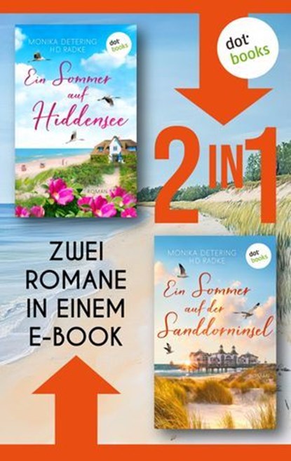 Ein Sommer auf Hiddensee & EinSommer auf der Sanddorninsel, Horst-Dieter Radke ; Monika Detering - Ebook - 9783690767859