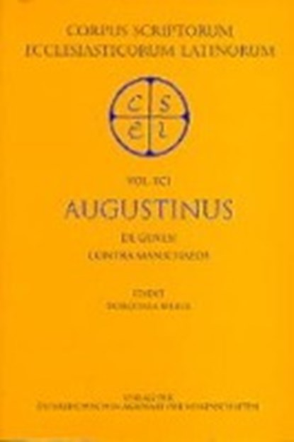 Sancti Augustini Opera, WEBER,  Dorothea - Paperback - 9783700127130