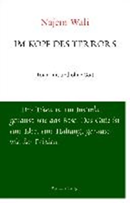 Im Kopf des Terrors, WALI,  Najem - Paperback - 9783701734023
