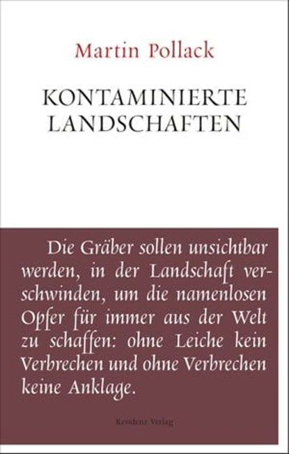 Kontaminierte Landschaften, Martin Pollack - Ebook - 9783701744572