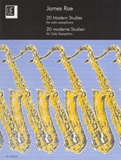 20 Modern Studies For Solo Saxophone, James Rae - Paperback - 9783702408596