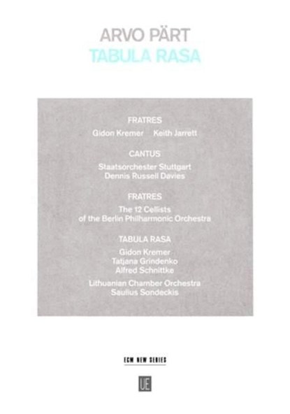 Tabula rasa - Special Edition, Arvo Pärt - Gebonden - 9783702469801