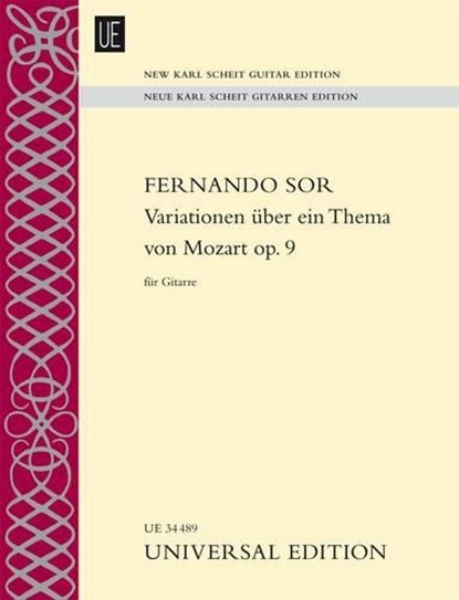 Variationen über ein Thema von Mozart, Fernando Sor - Gebonden - 9783702470692