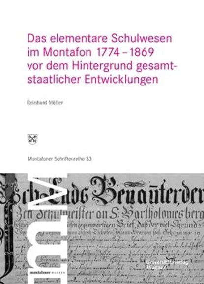 Das elementare Schulwesen im Montafon 1774–1869, Reinhard Müller - Ebook - 9783703066054