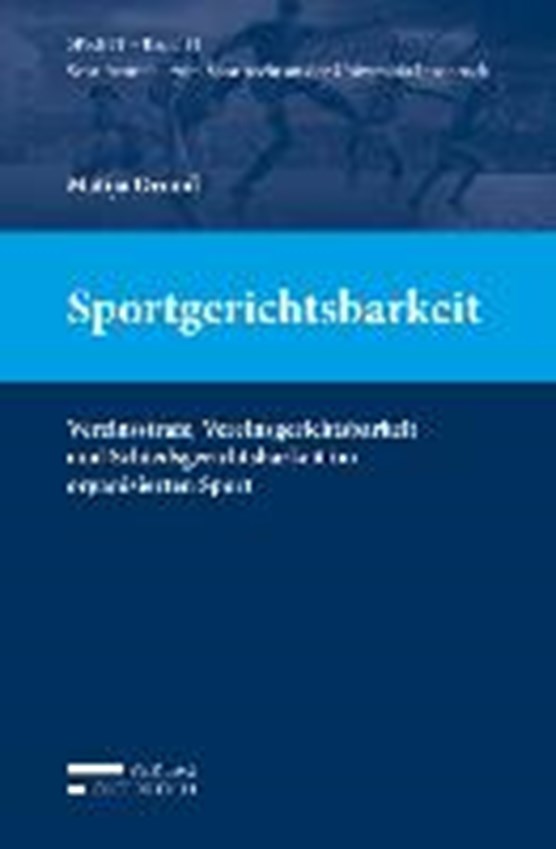Sportgerichtsbarkeit /Bd.11