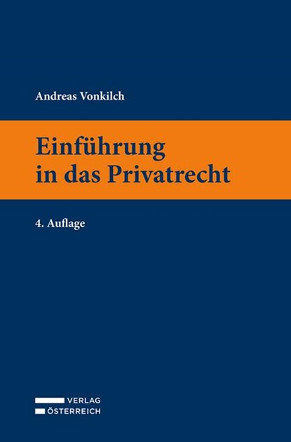 Einführung in das Privatrecht, Andreas Vonkilch - Paperback - 9783704688385