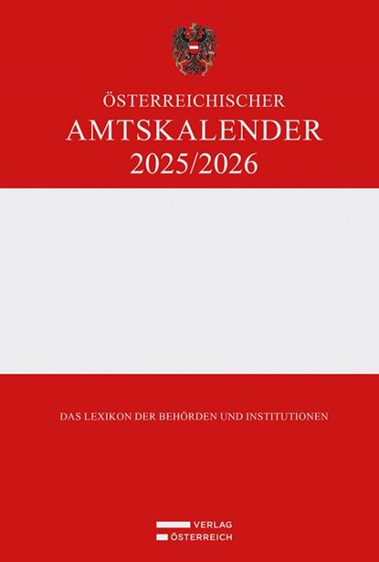 Österreichischer Amtskalender 2025/2026, niet bekend - Gebonden - 9783704696830