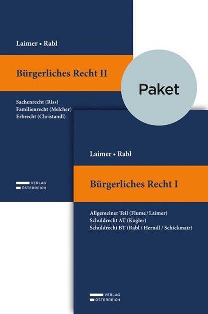 Bürgerliches Recht Band I und II - Paket, Simon Laimer ; Christian Rabl - Paperback - 9783704697295