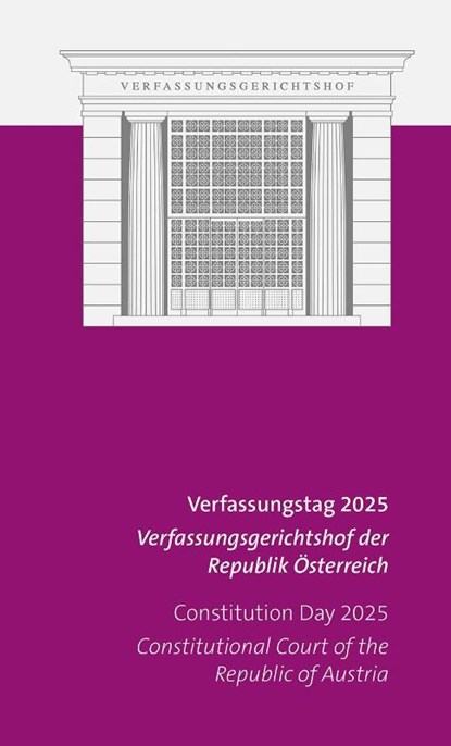 Verfassungstag 2025, Verfassungsgerichtshof - Gebonden - 9783704698452