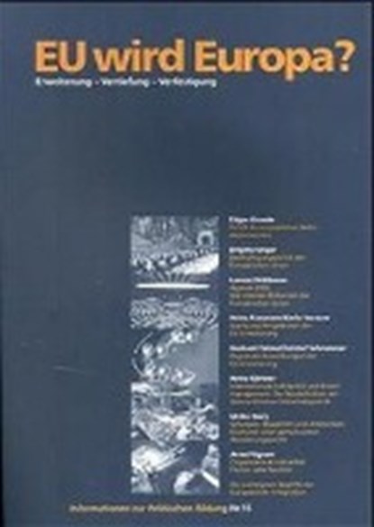 EU wird Europa?, Forum Politische Bildung - Paperback - 9783706513135