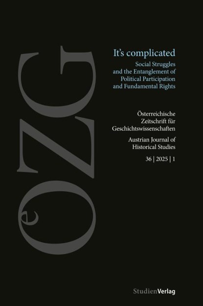 Österreichische Zeitschrift für Geschichtswissenschaften 36/1/2025, Claudia Kraft ; Tim Neu - Paperback - 9783706564588