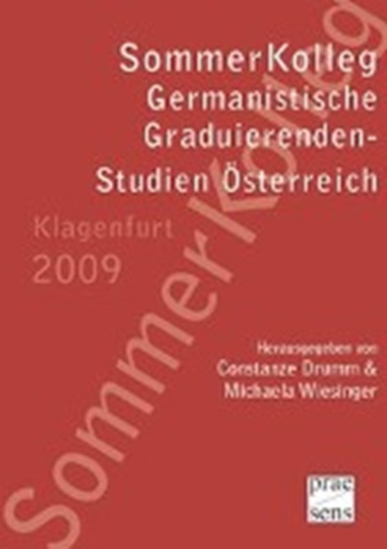 SommerKolleg Germanistische Graduierenden-Studien Österreich