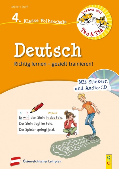Lernen mit Teo und Tia Deutsch - 4. Klasse Volksschule mit CD, Erika Stoifl ;  Verena Müller - Paperback - 9783707422030