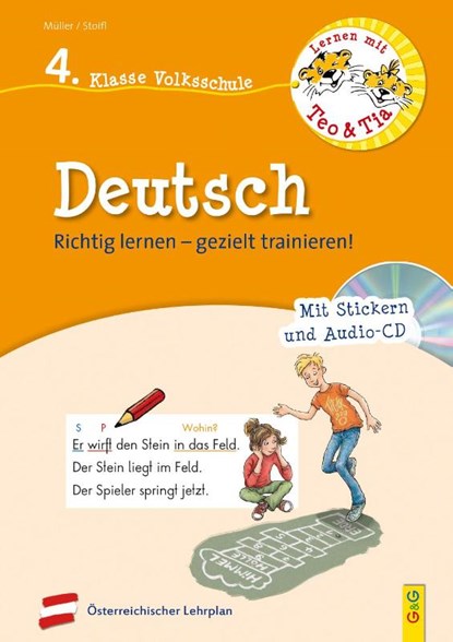 Lernen mit Teo und Tia Deutsch - 4. Klasse Volksschule mit CD, Erika Stoifl ; Verena Müller - Paperback - 9783707422030