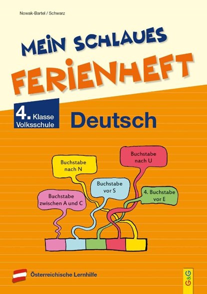 Mein schlaues Ferienheft Deutsch - 4. Klasse Volksschule, Irma Nowak-Bartel ; Elfriede Schwarz - Paperback - 9783707424843