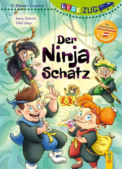 LESEZUG/2. Klasse - Lesestufe 1: Der Ninja-Schatz, Jenny Dietrich - Gebonden - 9783707426731