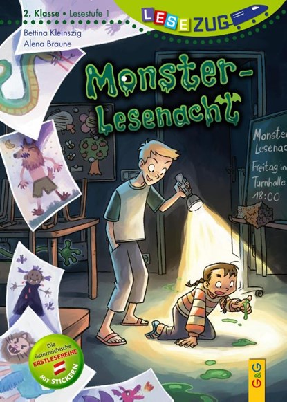 LESEZUG/2. Klasse - Lesestufe 1: Monster-Lesenacht, Bettina Kleinszig - Gebonden - 9783707427264