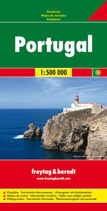 F&B Wegenkaart Portugal, niet bekend - Losbladig - 9783707900118