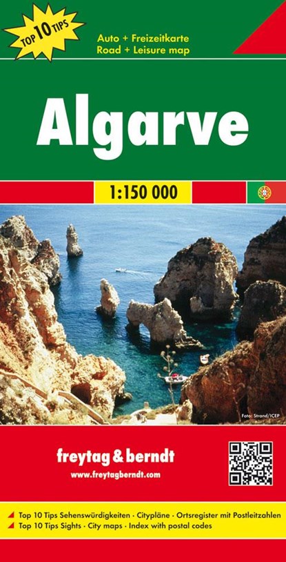 F&B Wegenkaart Algarve, niet bekend - Gebonden - 9783707900286