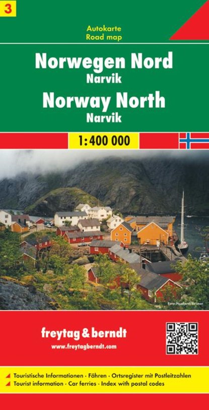 F&B Wegenkaart Noorwegen 3 - Noord - Narvik, niet bekend - Losbladig - 9783707904642