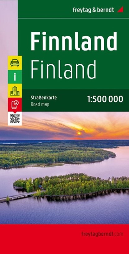 Finland Road Map 1:500 000, niet bekend - Gebonden - 9783707905793