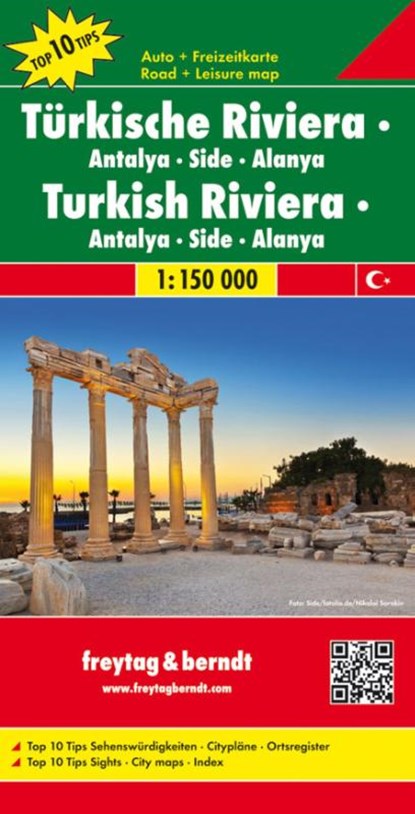 Türkische Riviera 1 : 150 000. Auto- und Freizeitkarte, niet bekend - Gebonden - 9783707907698