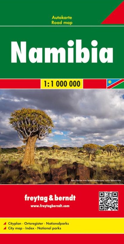 F&B Wegenkaart Namibië, niet bekend - Losbladig - 9783707912821