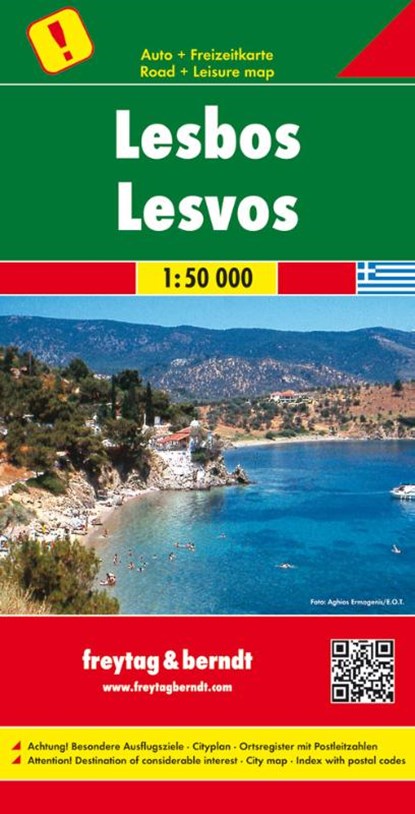 F&B Wegenkaart Lesbos, niet bekend - Losbladig - 9783707913309
