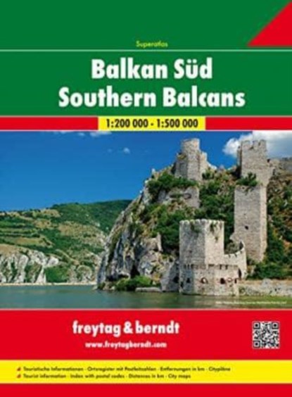 Zuid-Balkan Wegenatlas F&B, niet bekend - Losbladig - 9783707914207