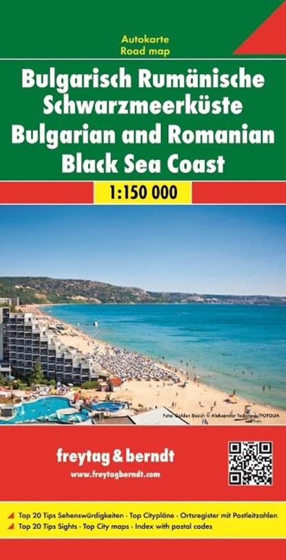 Bulgarian Romanian Black-Seacoast Road Map 1:150 000, niet bekend - Gebonden - 9783707914481