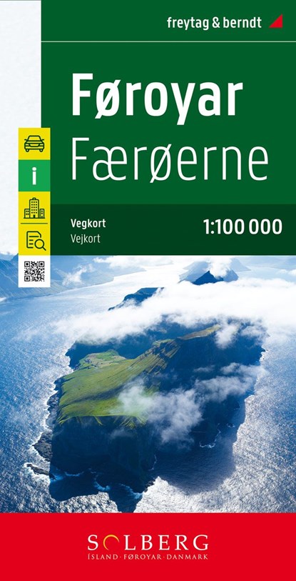 F&B Wegenkaart Färöer, niet bekend - Paperback - 9783707915129