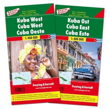 F&B Cuba West en Oost, set 2 kaarten, niet bekend - Losbladig - 9783707916881