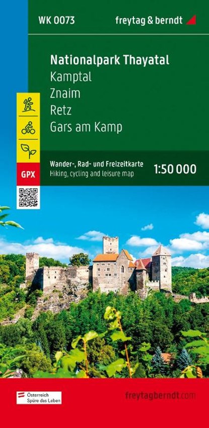 Thayatal National Park Hiking, Cycling and Leisure map, Freytag Berndt - Gebonden - 9783707919349