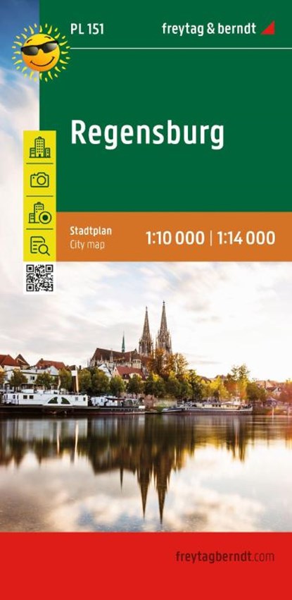 f&b City Map PL 151, Regensburg 1:10.000 / 1:14.000, niet bekend - Gebonden - 9783707919608