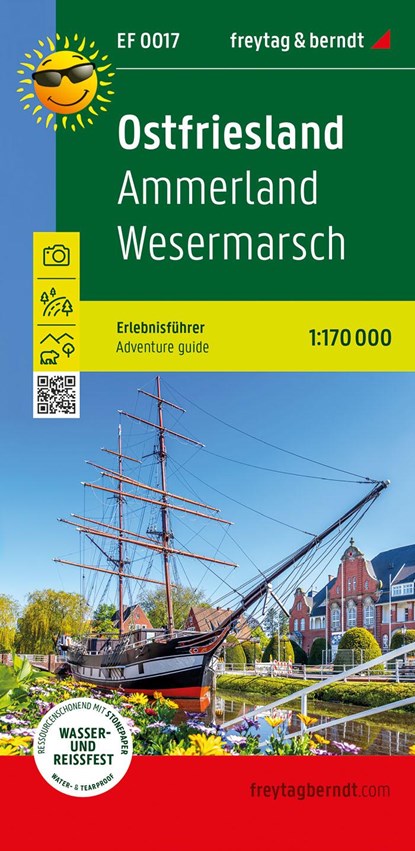 Ostfriesland, Ammerland, Wesermarsch, adventure guide 1:170,000, Freytag & Berndt - Gebonden - 9783707920017