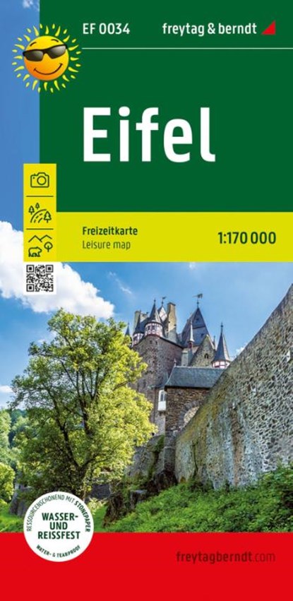 Eifel, adventure guide and map 1:170,000, Freytag & Berndt - Gebonden - 9783707920024
