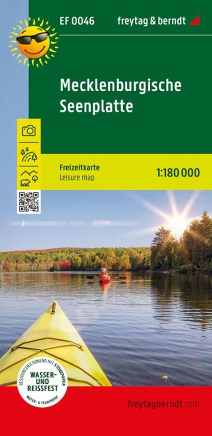 Mecklenburg Lake District, adventure guide 1:180,000, freytag & berndt, EF 0046, Freytag & Berndt - Gebonden - 9783707920031