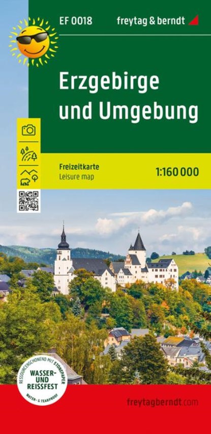 Erzgebirge and Surroundings Leisure Map, Freytag-Berndt - Gebonden - 9783707920116