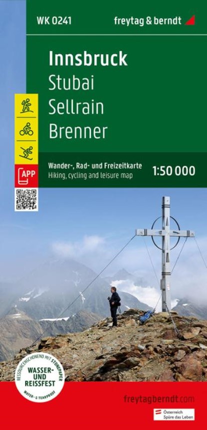 Innsbruck - Stubai, Sellrain, Brenner, Freytag-Berndt - Gebonden - 9783707920529