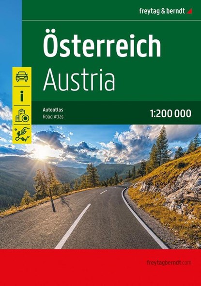 Austria Road Atlas, Freytag & Berndt - Paperback - 9783707920864