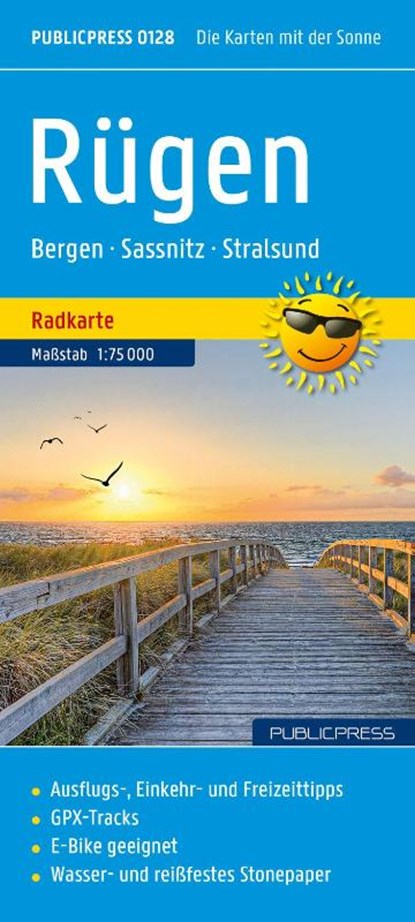 Rügen, Radkarte 1:75.000, Publicpress, Freytag & Berndt - Gebonden - 9783707920963