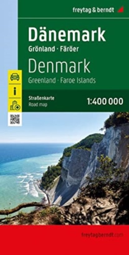 Denmark - Greenland - Faroe Islands Road Map 1:400,000, Freytag Berndt - Gebonden - 9783707921571